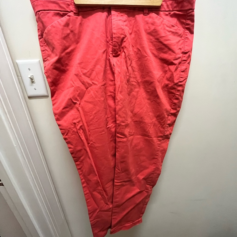 Coral khakis